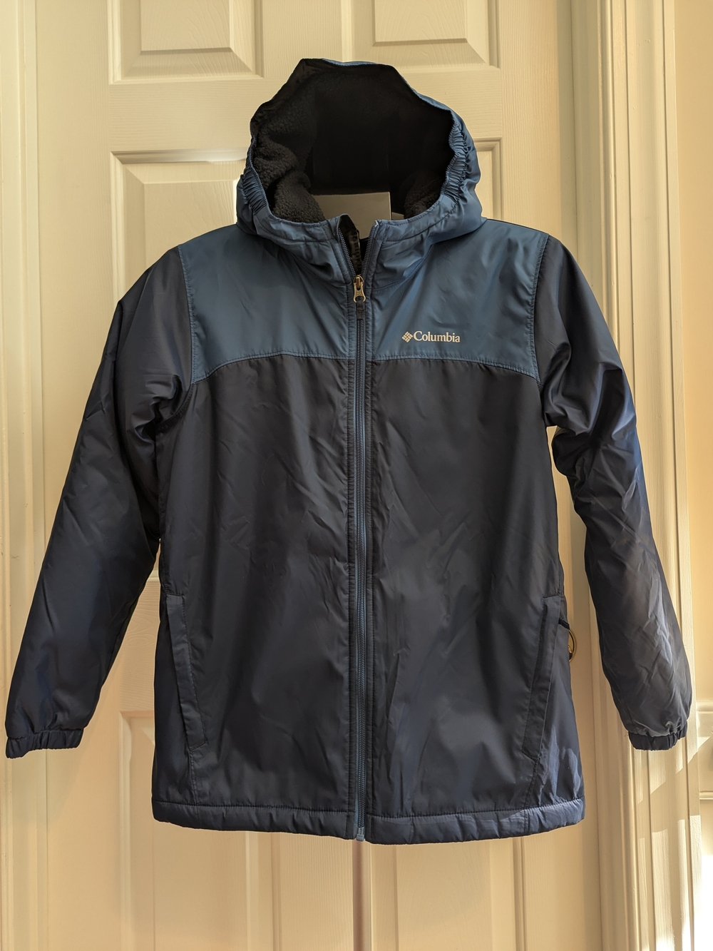 Columbia Kids' Navy Hooded Fall / Winter Jacket - Navy